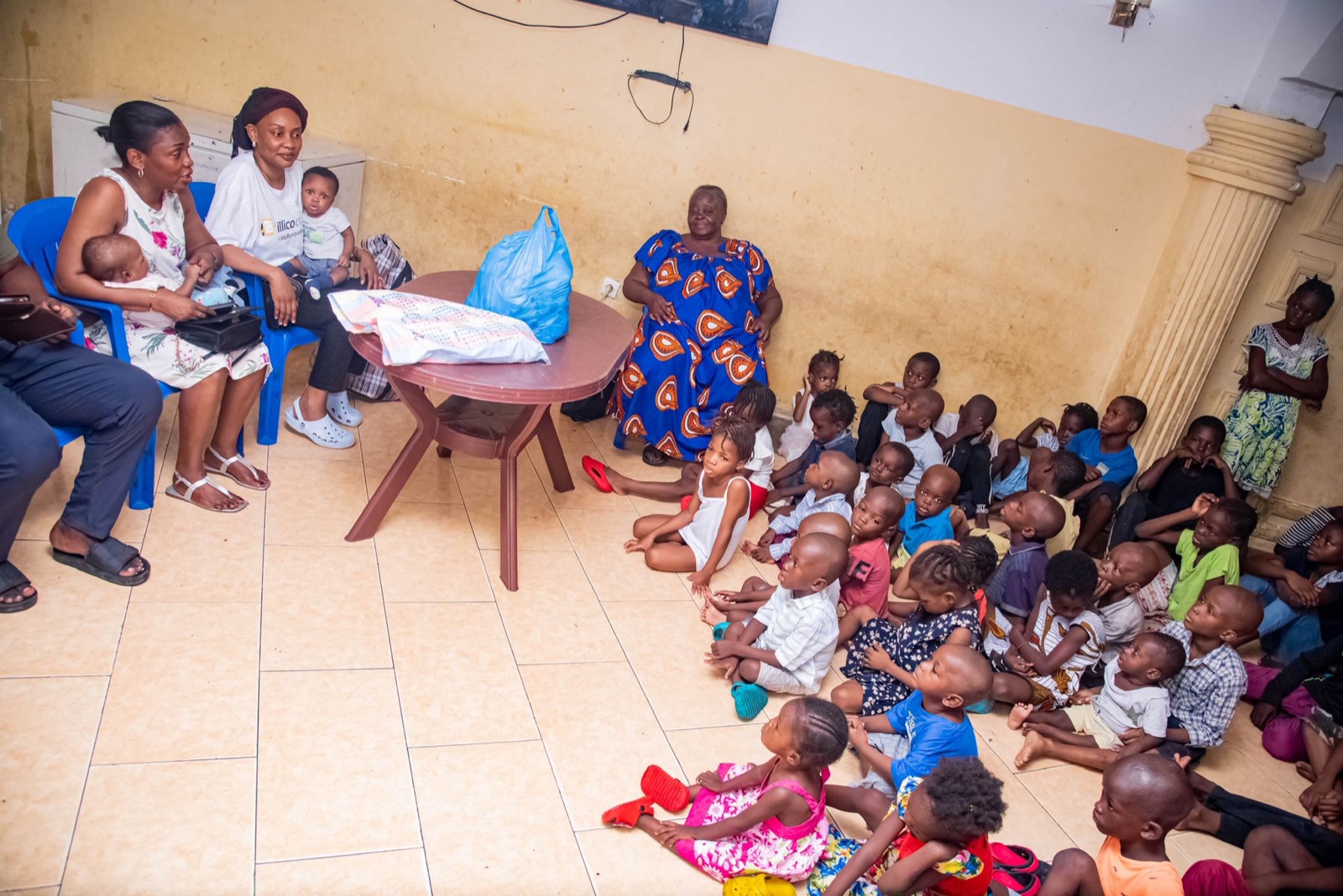 Rencontre de la FFOM avec les enfants d’un orphelinat à Kinshasa, Pâques 2025